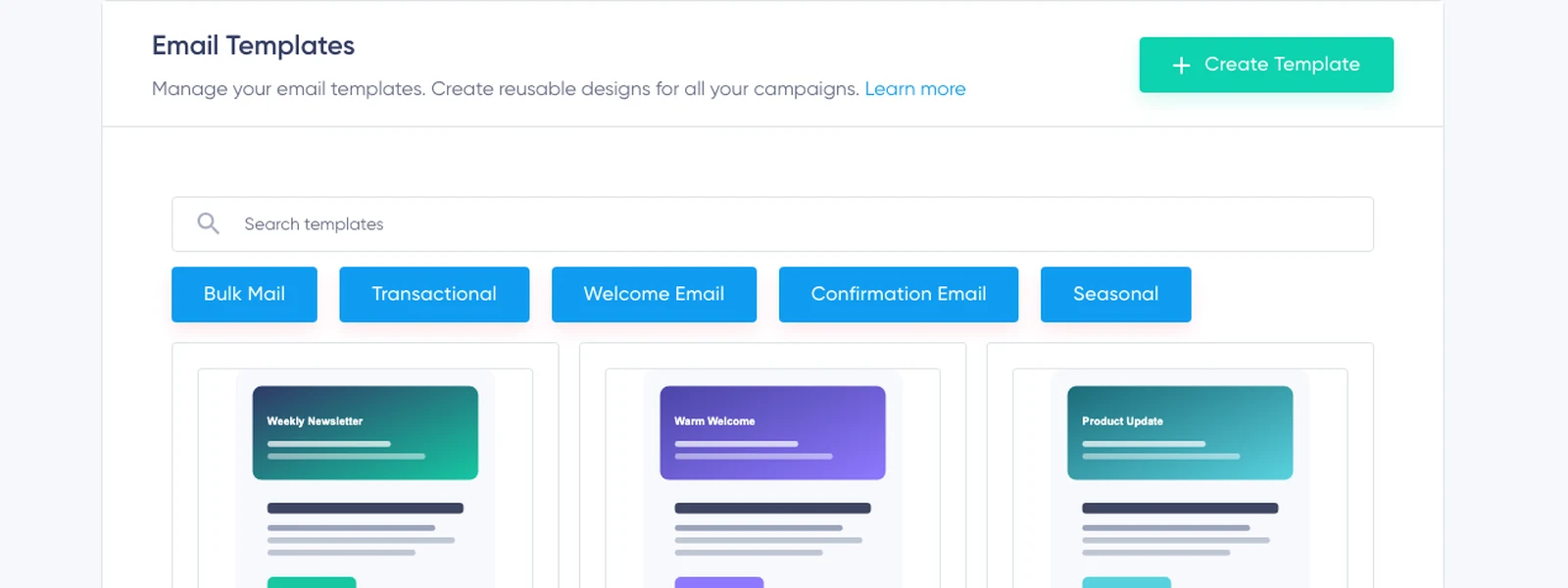 Maildroppa reusable email template library
