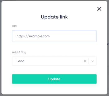 Update a campaign link