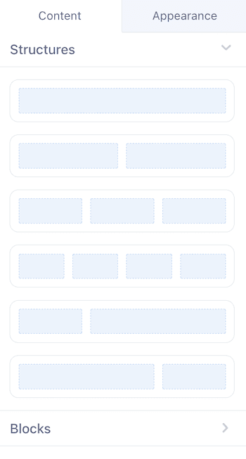 Settings Area - Structures