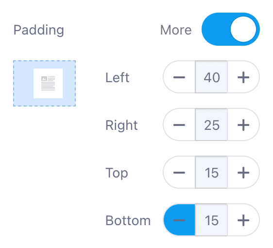 HTML Padding Example
