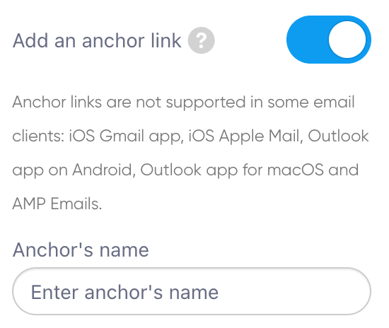 HTML Anchor Example