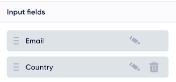 Click on the field's pencil icon in the settings