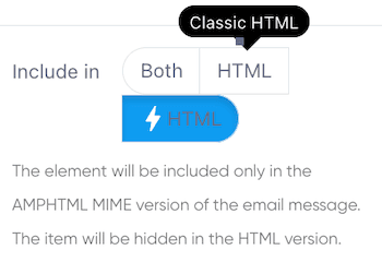Hide video on AMPHTML or HTML