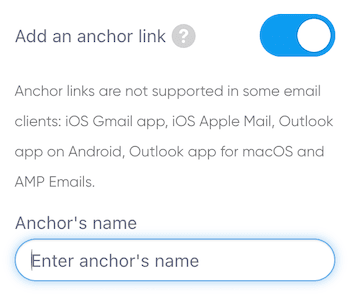 Add anchor link